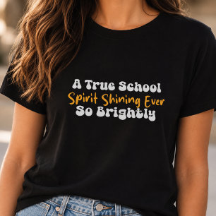 T-shirt Véritable esprit scolaire rayonnant
