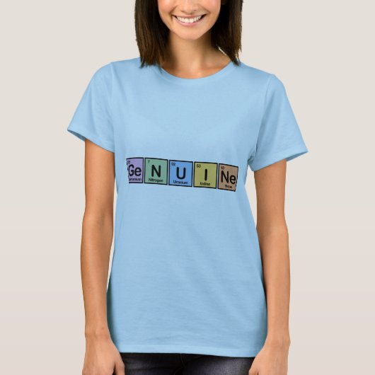 T-shirt Véritable fait d'éléments (Devant)
