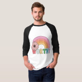 T-shirt Véritable fleur arc en ciel (Devant entier)