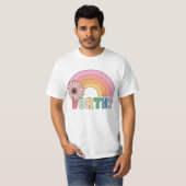 T-shirt Véritable fleur arc en ciel (Devant entier)