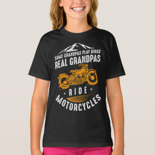 T-shirt Véritable Grandpas Ride Motos Cadeau Pour Les Vélo