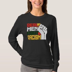 T-shirt Véritable Homme Combattre Le Racisme Histoire Noir