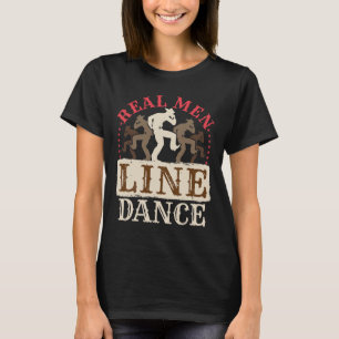 T-shirt Véritable Homme Ligne Danse Chemise Pays Danse Occ
