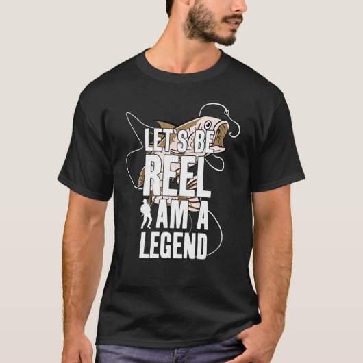 T-shirt Véritable légende Pêche Pêcheur (Devant)