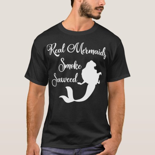 T-shirt Véritable Sirène Fumée d'algues (Devant)