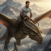 T-shirt Véritables Dragons De Ride Hommes