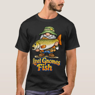 T-shirt Véritables Gnomes Pêchent â€“ Drôle de Gnome de Pê