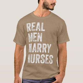 T-shirt Véritables Hommes Épouse Infirmière Épouse Maris F
