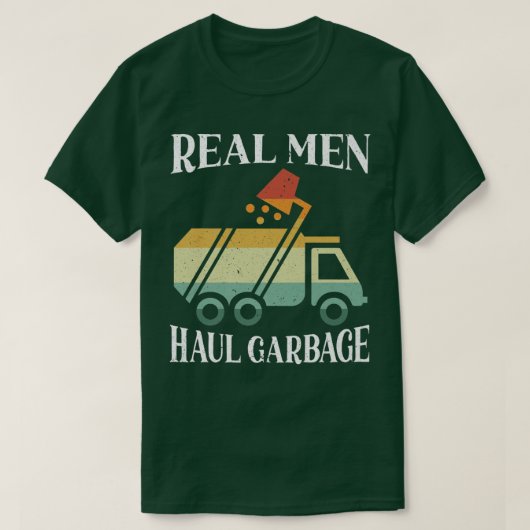T-shirt Véritables Hommes Haul Garbage Trucks Trash Garbag (Design devant)