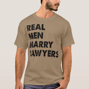 T-shirt Véritables Hommes Mariage Avocats Avocat Mari T-Sh