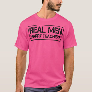 T-shirt Véritables hommes mariés enseignants enseignant ma