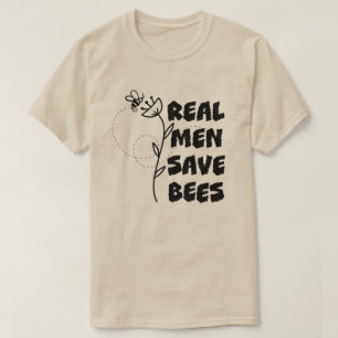 T-shirt VÉRITABLES HOMMES SAUVER LES ABEILLES Conservatio