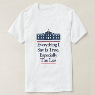 T-shirt Véritables Mensonges - Une Chemise MisterP