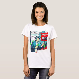 T-shirt Vérité contre désinformation : vérifier avant de p
