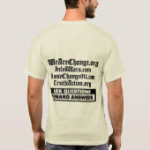 T-shirt Vérité maintenant (Dos)