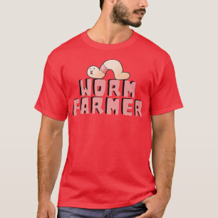 T-shirt Vermiculture de ver drôle