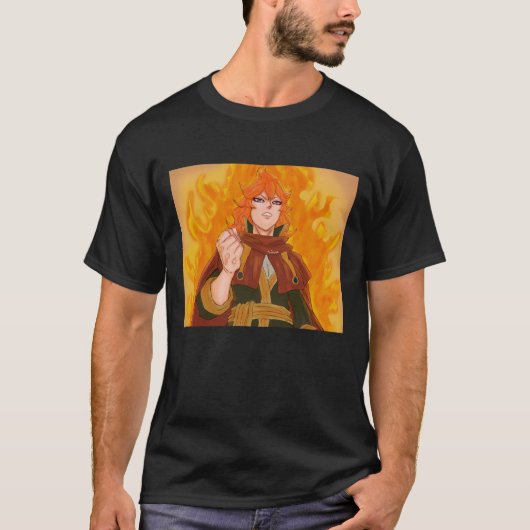 T-shirt Vermilion de Mereoleona - Cabot noir (Devant)