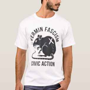 T-shirt Vermin Fascisme Action Civique