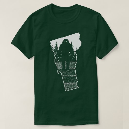 T-shirt Vermont Bigfoot (Design devant)