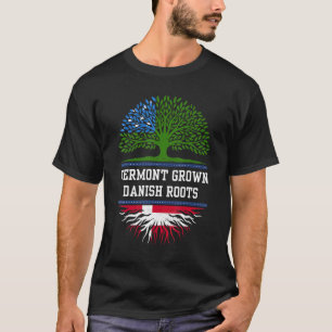 T-shirt Vermont Croît Avec Des Racines Danoises Danemark