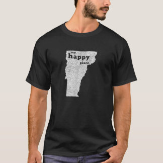 T-shirt Vermont déçu Happy Place Tee