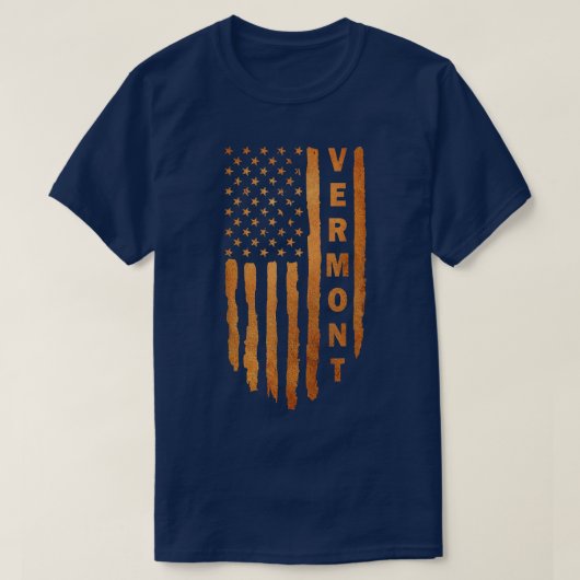 T-shirt Vermont Rustic Right to Bear Arms Deuxième amendem (Design devant)