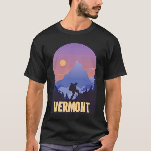 T-shirt Vermont State USA Randonnée Voyage Souvenir