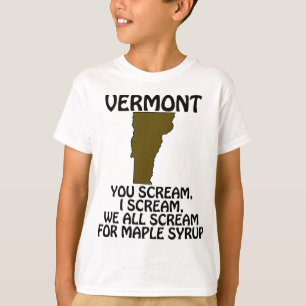 T-shirt Vermont - Vous hurlez, je hurle pour le sirop d'ér