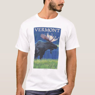 T-shirt VermontMoose dans le clair de lune