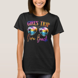 T-shirt Vero Beach 2022 Florida Girls Trip Lunettes de sol