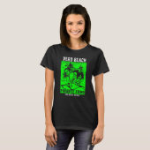 T-shirt Vero Beach Florida Retro Distressed Style Souvenir (Devant entier)
