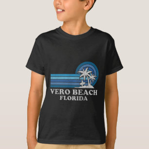 T-shirt Vero Beach Floride Famille Vacances été Vintage