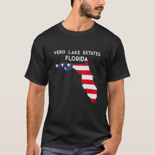 T-shirt Vero Lake Estates Florida USA State America Travel