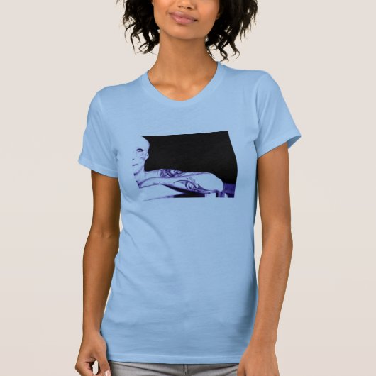 T-shirt verre à moitié vide (Devant)