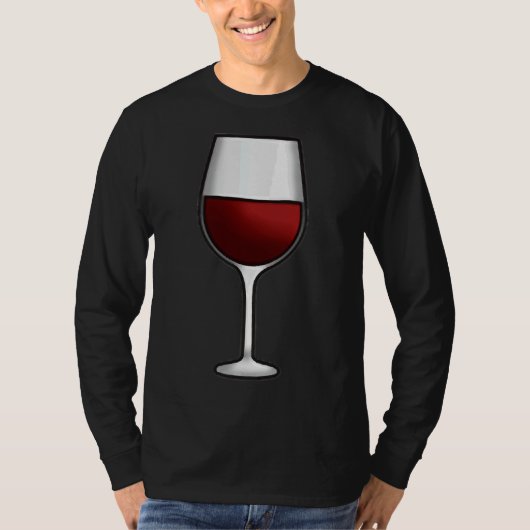 T-shirt Verre à vin (Devant)
