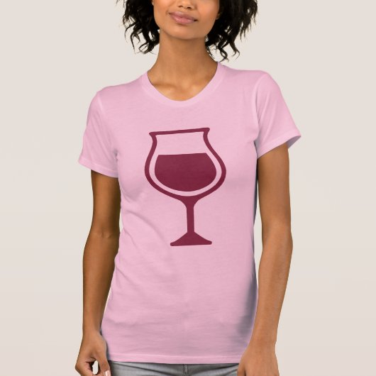T-shirt Verre à vin (Devant)