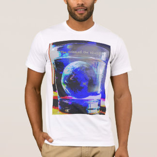 T-shirt Verre avec le monde