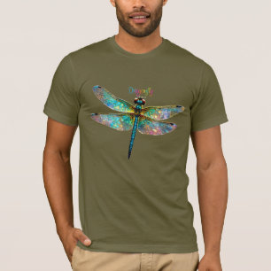 T-shirt Verre Coloré Libellule