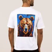 T-shirt Verre coloré ours (Dos)