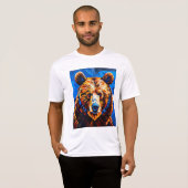 T-shirt Verre coloré ours (Devant entier)