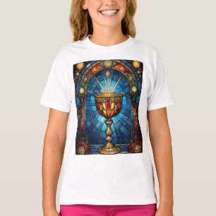 T-shirt Verre de Saint Graal catholique