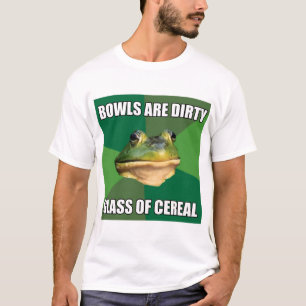 T-shirt Verre fétide de grenouille de célibataire de