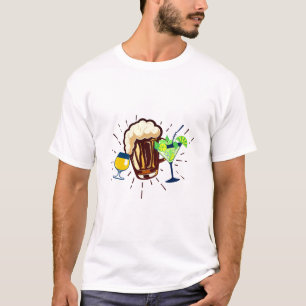 T-shirt verre pastis 51 ricar mojito biere chope alcool 2
