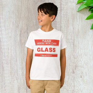 T-shirt Verre S'Il Vous Plaît Manipuler Avec Soin