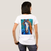 T-shirt Verre teinté de cheval (Dos entier)