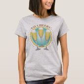T-Shirt Verres à Champagne (Devant)
