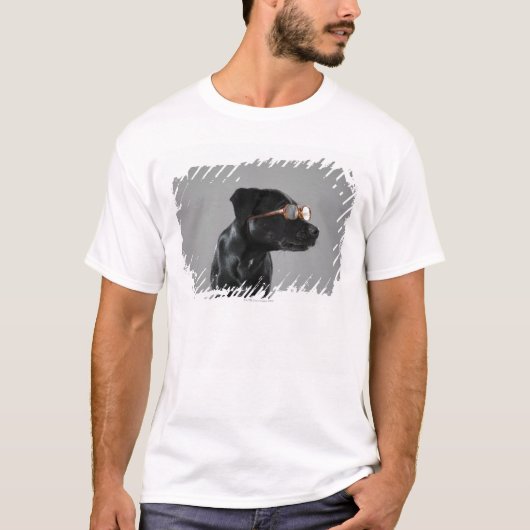 T-shirt Verres de port de chiot (Devant)