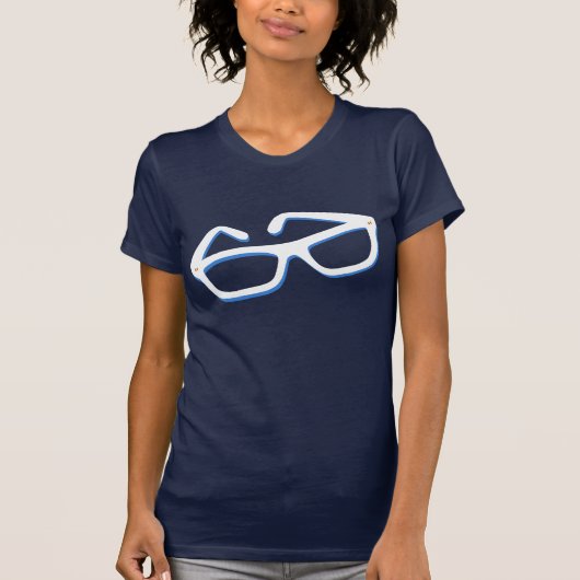 T-shirt Verres nerd frais (Devant)