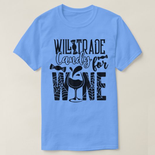 T-shirt Verront Des Bonbons Pour Le Vin, Drôle Ghost Trick (Design devant)