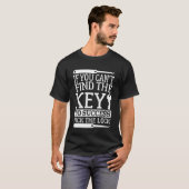 T-shirt Verrouillage professionnel Locksmith Lock Lockpick (Devant entier)